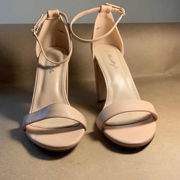 Herstyle Rosemmina Womens Open Toe Ankle Strap Chunky Block Heel Sandals 10M - Picture 2 of 7